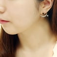 thumbnail image 2 of Pendientes de cristal en forma de estrella y luna Sonducket para mujer y niña aleación, 2 of 6