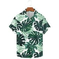 thumbnail image 5 of ZCFZJW Big and Tall Regular Fit Hawaiian Shirts for Men Trendy Summer Tropical Palm Tree Print Short Sleeve Button Down Graphic Beach Holiday Vacation Tees Shirt Tops Multicolor#01 XXL, 5 of 5