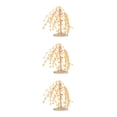 thumbnail image 1 of Decodeary Exquisite Tree Decoration - Good Wishes And Meaningful Home Or Office Ornament Safe Tree Desktop Yellow 3Set, 1 of 6