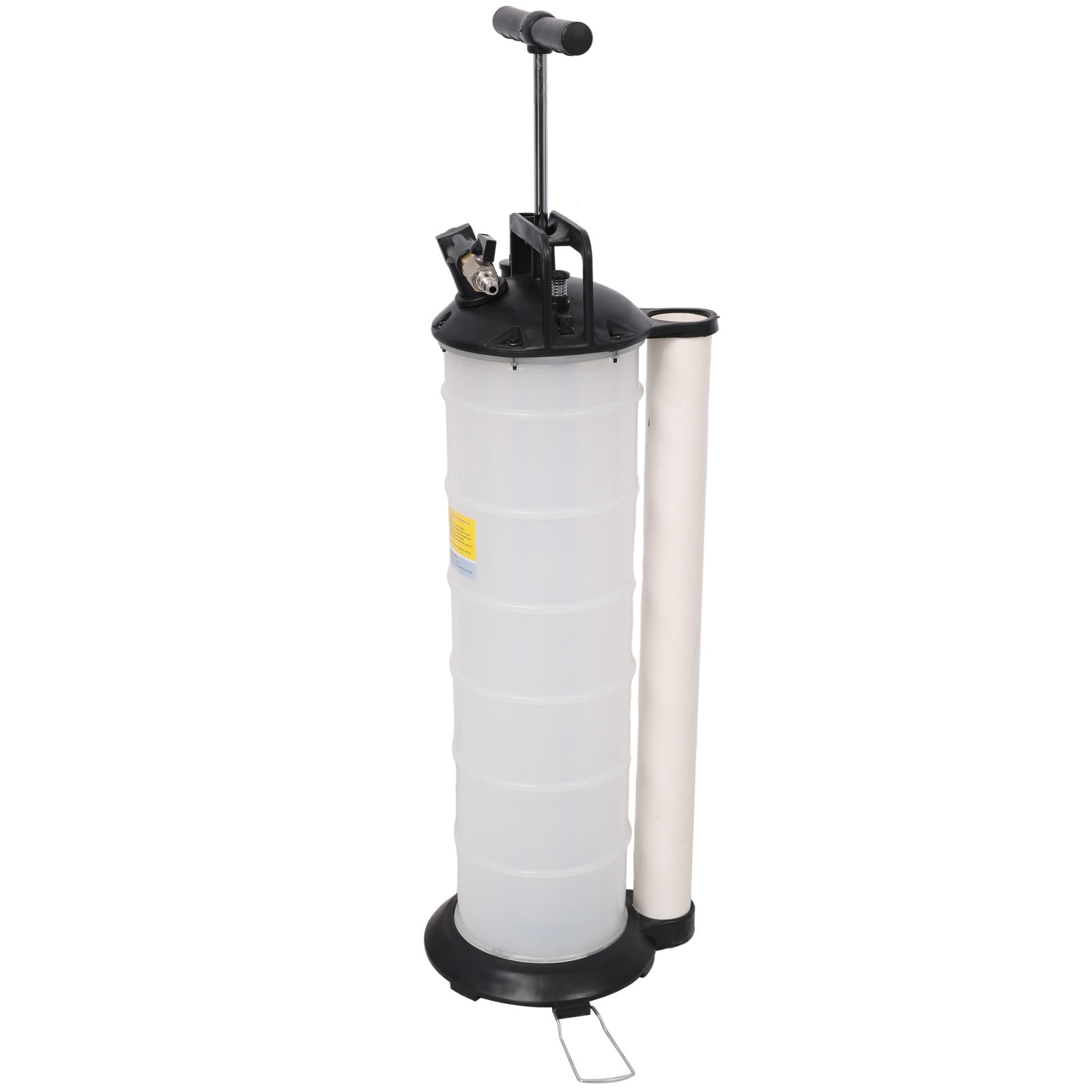 7L Pneumatic/Manual Oil Extractor Pump, Dual Mode Fluid Evacuator for Engine Oil, Transmission & Brake Fluid