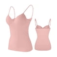 thumbnail image 2 of Uootdi Womens Tank Tops Spaghetti Strap Wrap Ruched Crop Camisole Solid Plain Regular Womens Shirts Womens Basic Tops, 2 of 6