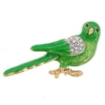 thumbnail image 1 of Fantasyard Parrot Bird Pin Brooch - Green - 1.5 x 1.125 in., 1 of 1