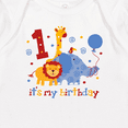 thumbnail image 3 of Inktastic Safari 1st Birthday Baby Romper Coveralls, 3 of 4