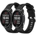 thumbnail image 1 of wonima11 2 Pack Waterproof Bands Compatible with Garmin Forerunner 245/55 Watch Band, 20mm Replacement Strap for Forerunner 245 Music Watch Bands, 1 of 1