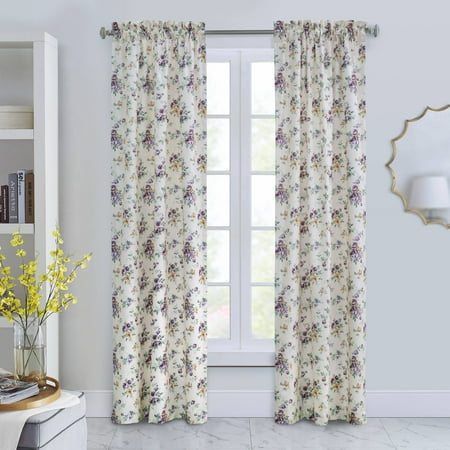 Thermalogic Cabbage Rose Pole Top Panel Set Of Two Walmart Com