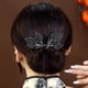 thumbnail image 1 of Fiudx Rizador de Pelo Retro con Forma de Herradura, Elegante Forma de Moño, Pinza Resistente, Cómodo de Llevar, para Todo Tipo de Cabello, Regalo de Elegancia, Accesorio de Moda para Mujer, Solución, 1 of 2