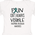 thumbnail image 4 of Inktastic Trigeminal Neuralgia Awareness Pain Isn't Always Visible Boys or Girls Long Sleeve Baby Bodysuit, 4 of 5