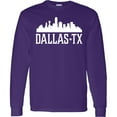 thumbnail image 3 of Inktastic Dallas Texas Skyline Tx Cities Long Sleeve T-Shirt, 3 of 5