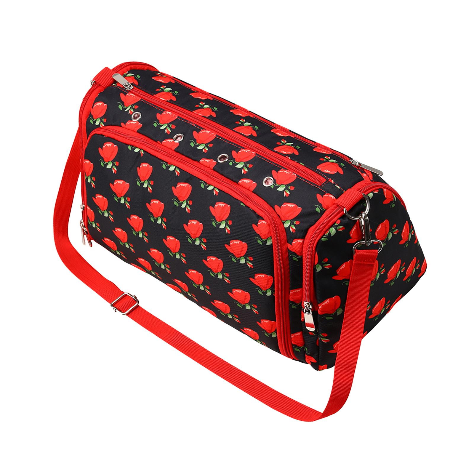 FVDPWYE Crochet Tool Storage Bag with Adjustable Shoulder Strap Yarn Storage Bag Durable