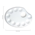 thumbnail image 7 of Royal & Langnickel Essentials - Ten-Well Oval Artist Paint Palette, 18 pack, 7 of 7