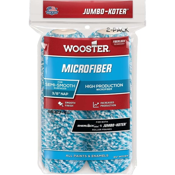 Jumbo-Koter 2pk 4.5x3/8 Mini Mcr Cvr RR327-4 1/2