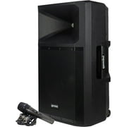 Gemini Sound GSP-2200 Pro DJ Audio 2200 Watt Portable Bluetooth Media PA System Speakers