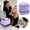 Purple, variant on Nail Polish Organizer Case, Double-Layer Nail Polish Storage Box with Adjustable Dividers, Holds 30 Bottles 15ml/0.5 fl.oz, Portable Nail Art Container