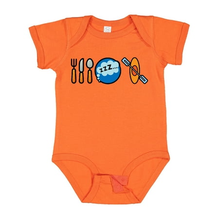 

Inktastic Kayaking Eat Sleep Kayak Gift Baby Boy or Baby Girl Bodysuit