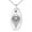 Silver, variant on Stainless Steel Hera Greek Goddess of Marriage Engraved Small Oval Charm Pendant Necklace