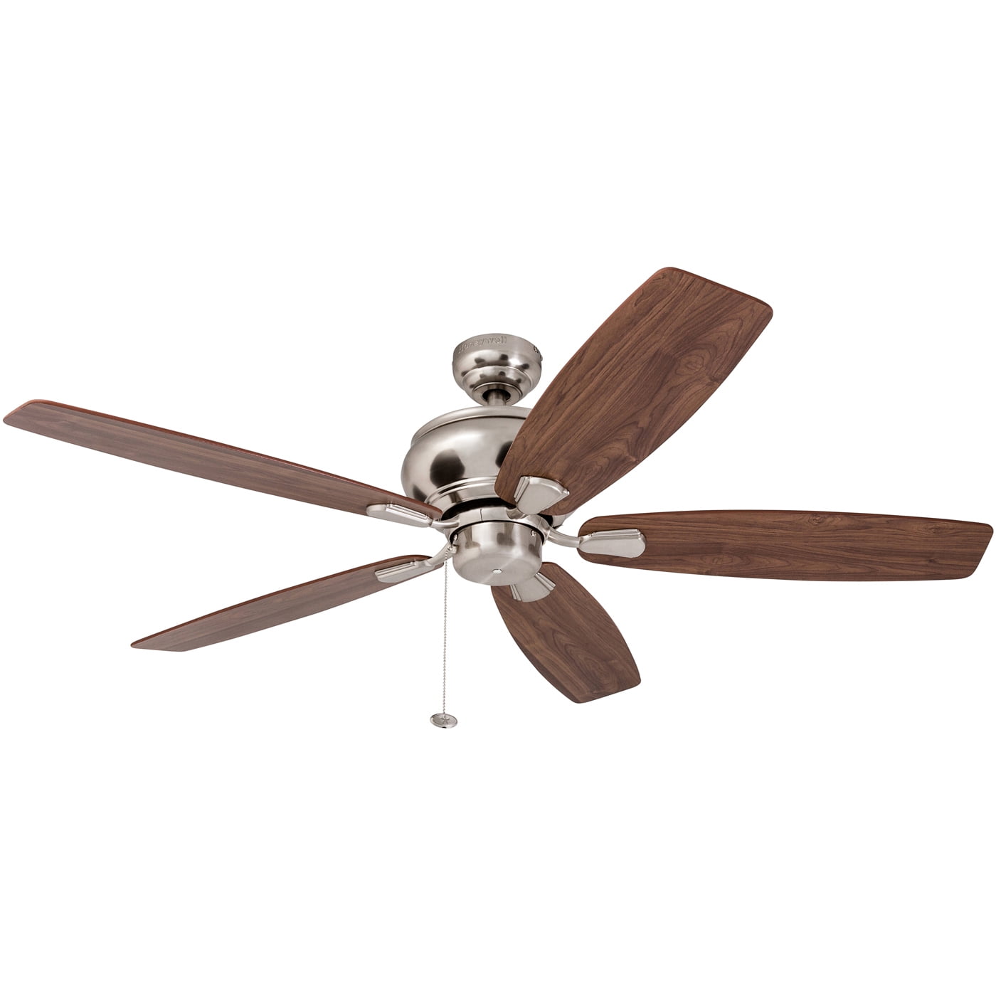52 Honeywell Elston Ceiling Fan With Led Satin Nickel Com