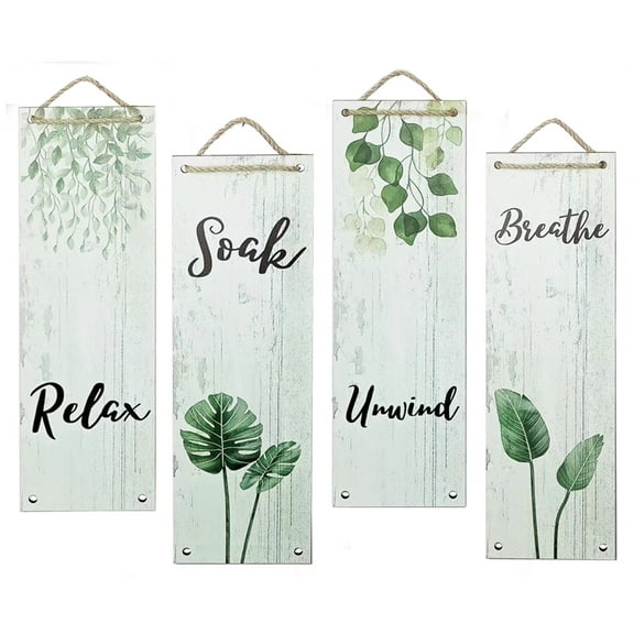 Artery Wereld Sage Green Boho 15.2" x 5.2" Art Print (Set of 4)