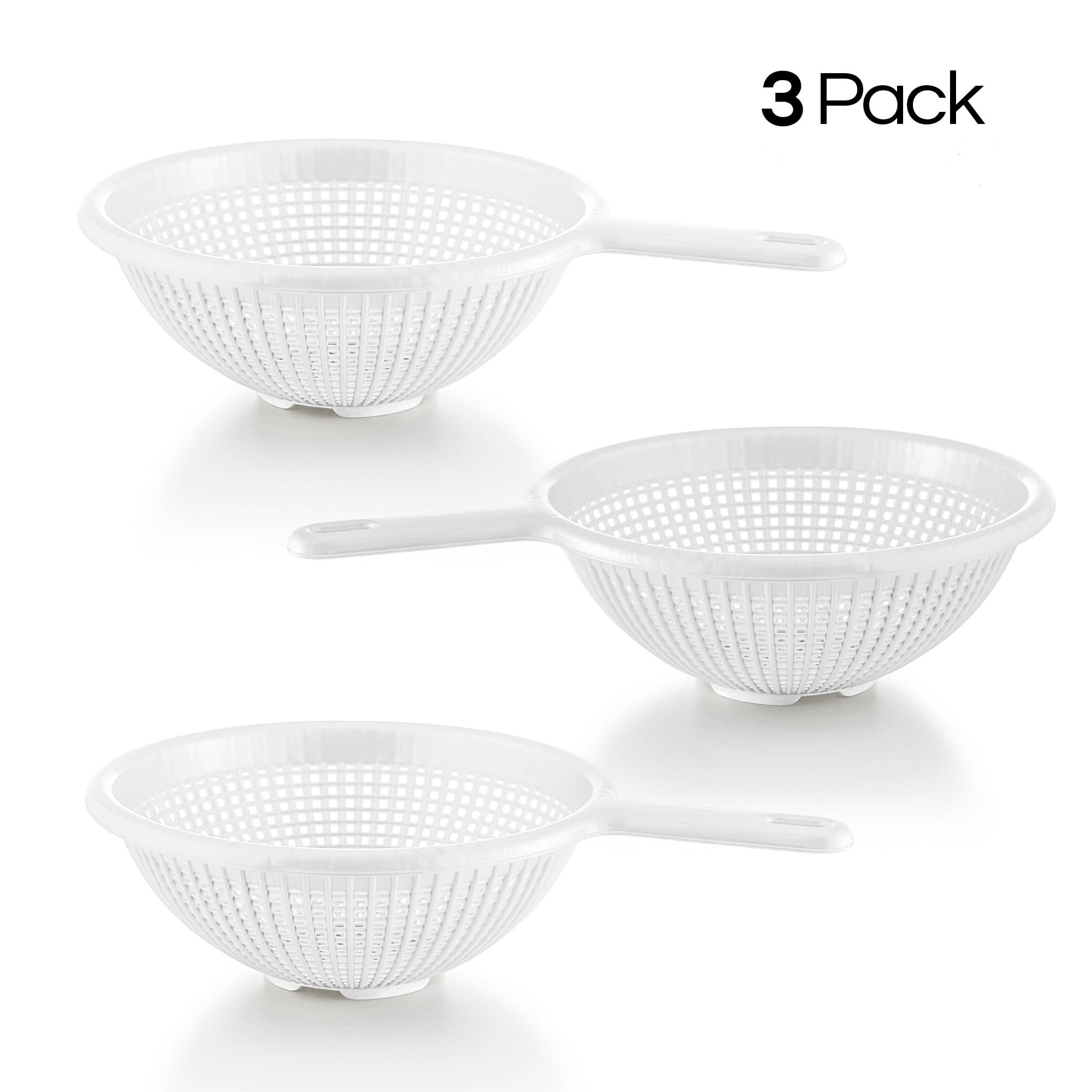 YBM Home Deep Plastic Colander for Washing and Draining Pasta, 8.5 inch ...