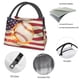 thumbnail image 4 of Fotbe Baseball Ball With Flag Bolsa Térmica Portátil con Estampado, Bolsa de Entrega de Alimentos Aislada, Bolsa Reutilizable de Gran Capacidad para Comidas y Supermercado, 4 of 6