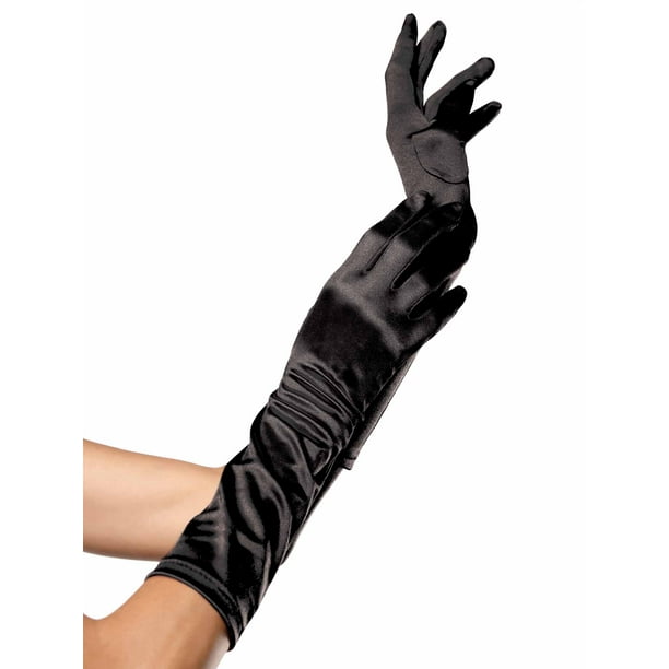 Adult Women's Elbow Length Satin Glove main image 1