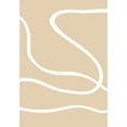 thumbnail image 2 of Uppsala Studio 18x24 Gold Ornate Wood Framed with Double Matting Museum Art Print Titled - Beige Lines 01, 2 of 4