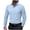 Light Blue, variant on Miluxas Mens Stretch Dress Shirts Long Sleeve Button Down Shirt Regular Fit formal Business Shirts Khaki