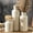 007 Rustic - White, variant on Ceramic Vases Set of 3, Whitewashed Neutral Flower Vases Home Decor, Pottery Rustic Farmhouse Decorative Vases Modern Decor for Table Mantel Entryway Bookshelf Living Room Kitchen Bedroom