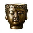 thumbnail image 1 of Maceta de cemento con forma de cabeza de Buda, contenedor para plantas, decoración, figura novedosa, maceta para Bronce, 1 of 9