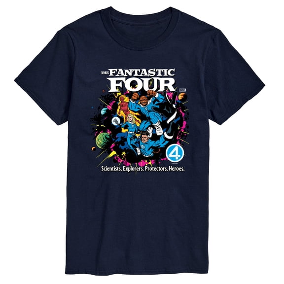 Marvel - Fantastic Four Vs Galactus Comic Book Cover Men's Short Sleeve Graphic T-Shirt
