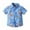 Blue, variant on Miqool Hawaiian Shirts for Boys Girls Short Sleeve Button Down Shirts Tropical Shirt Summer Beach Vacation Tops for Kids 12M-9T on Clearance
