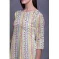 thumbnail image 2 of Bimba 3/4 Sleeve Kurta Printed Straight Kurti Summer Clothing For Women, 2 of 6