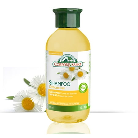CORPORE SANO BLOND/DELICATE HAIR SHAMPOO-CAMOMILE, BIRCH & WHEAT-HYPOALLERGENIC-CERTIFIED ORGANIC-NO PARABENS-300 ml/10.1 fl