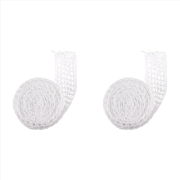 2pcs 5M Meat Netting Roll,Size 18,Smoked Poultry Ham Butcher Twine Net Roll Wrapping