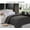 Gray, variant on 3 Pieces Down Alternative Double Filled Comforter King Cal King , White