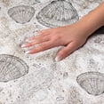 thumbnail image 3 of Addison Rugs Dream Shag Premium Machine Washable Transitional Shells Fog Rectangle Rug, 8' x 10', 3 of 8