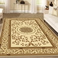 thumbnail image 2 of Radici 1419-1312-IVORY Noble Rectangular Ivory Traditional Italy Area Rug, 7 ft. 9 in. W x 9 ft. 6 in. H, 2 of 2