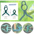 thumbnail image 6 of Holloyiver Plant Clips, Tomato Clips for Plant Support, 50PCS Green Gentle Gardening Plant & Flower Lever Loop Gripper Clips, Tool for Supporting or Straightening Plant Stems, Stalks, Vines, 6 of 9