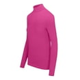 thumbnail image 2 of M&M SCRUBS Women's Long Sleeve Turtle-Neck T-Shirt Under Scrub (Hot Pink, Large), 2 of 5