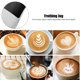 thumbnail image 3 of Jarra de espuma de leche de acero inoxidable espesante de 150ML, jarra de café Latte, tazón taza para cafetería casera, 3 of 8