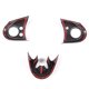 thumbnail image 2 of Car Steering Wheel Cover Carbon Fiber ABS Sticker Cover for MINI F54 F55 F56 F57 F60, 2 of 3