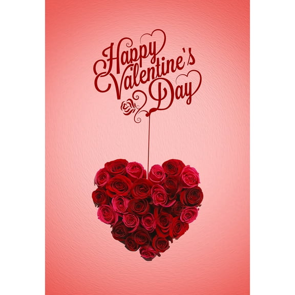 America Forever Flags Double Sided Garden Flag - Our Love Will Never Break, 12.5 x 18 inches, Happy Valentine's Day Love Hearts Garden Flag, Seasonal Yard Outdoor Holiday Decorative Flag