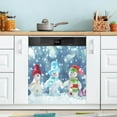 thumbnail image 5 of Coolnut Snowman on Snow Dishwasher Magnet Cover 23"Wx26"H , Farmhouse Kitchen Dishwasher Cover Magnetic Appliance Covers Door Stickers for Kitchen Home Cabinet Decals, 5 of 6