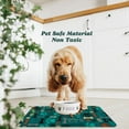 thumbnail image 6 of Dog Food Mats for Floors Waterproof, Dog Cat Water Bowl Mats Pet Feeding Absorbent Mat Dog Cat Pet Placemats for Food and Water Green 12 * 20 inch, 6 of 6