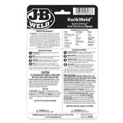 J-B Weld Kwikweld Twin Tube- 2 oz Epoxy Adhesive Gray