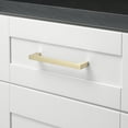 thumbnail image 3 of GlideRite 6-5/16 in. (160mm) Center-Center Solid Square Cabinet Bar Pull, Champagne Gold, 1 Pack, 3 of 4