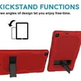 thumbnail image 3 of Galaxy Tab A 10.1 2019 Case (SM-T510/T515), Dteck Heavy Duty Shockproof Rugged Case High Impact Full Body Protective Case For Samsung Galaxy Tab A 10.1 2019 Release, Red/Black, 3 of 6