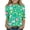 Multicolor-2, variant on Graphic Tee for Girls, Gift 3/4 Sleeve St. Patrick's Day Crewneck Tops for Holiday Multicolor Size 12-13 T
