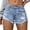 Light Blue, variant on Women's Ripped Raw Trim Denim Shorts Vintage Low Rise Ripped Distressed Skinny Mini Jean Shorts 2026 Summer Y2k Outfits Black XXL