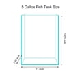 thumbnail image 4 of Vaso Vimvins para pecera, 19 litros, para peces betta, caracoles y camarones, con tapete, 4 of 7