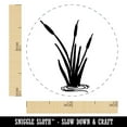 thumbnail image 2 of Cattails in Water Self-Inking Rubber Stamp Ink Stamper - Purple Ink - Mini 1/2 Inch, 2 of 7